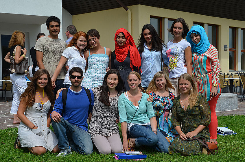 An group of students from various countries.