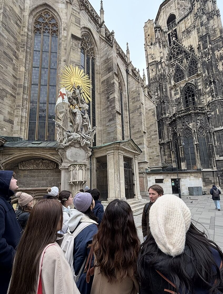In front of the St. Stephen’s Cathedral, Vienna 2025