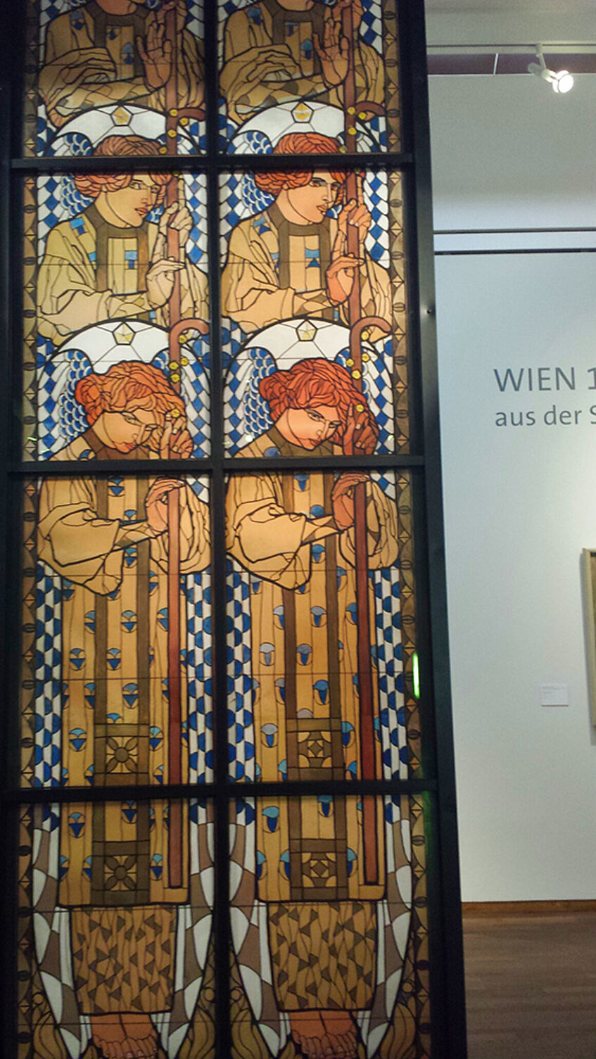 Glas window by Koloman Moser in the church 